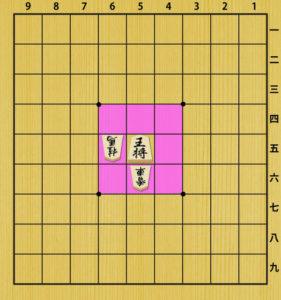 相手の駒の場所には動ける