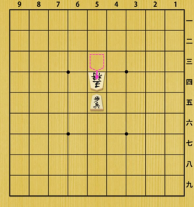 歩兵の前に王将