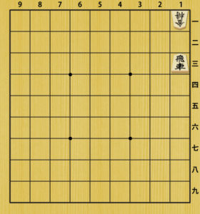 飛車で金将を取る