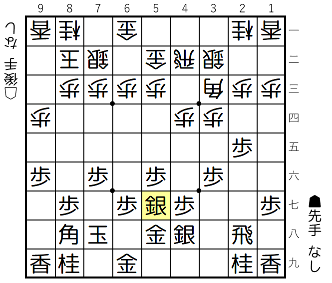 【図2-2 斜め棒銀】